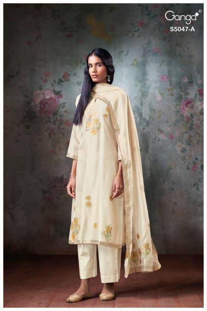 Ganga ishvanshi 5047 rajasthani dress materials wholesale